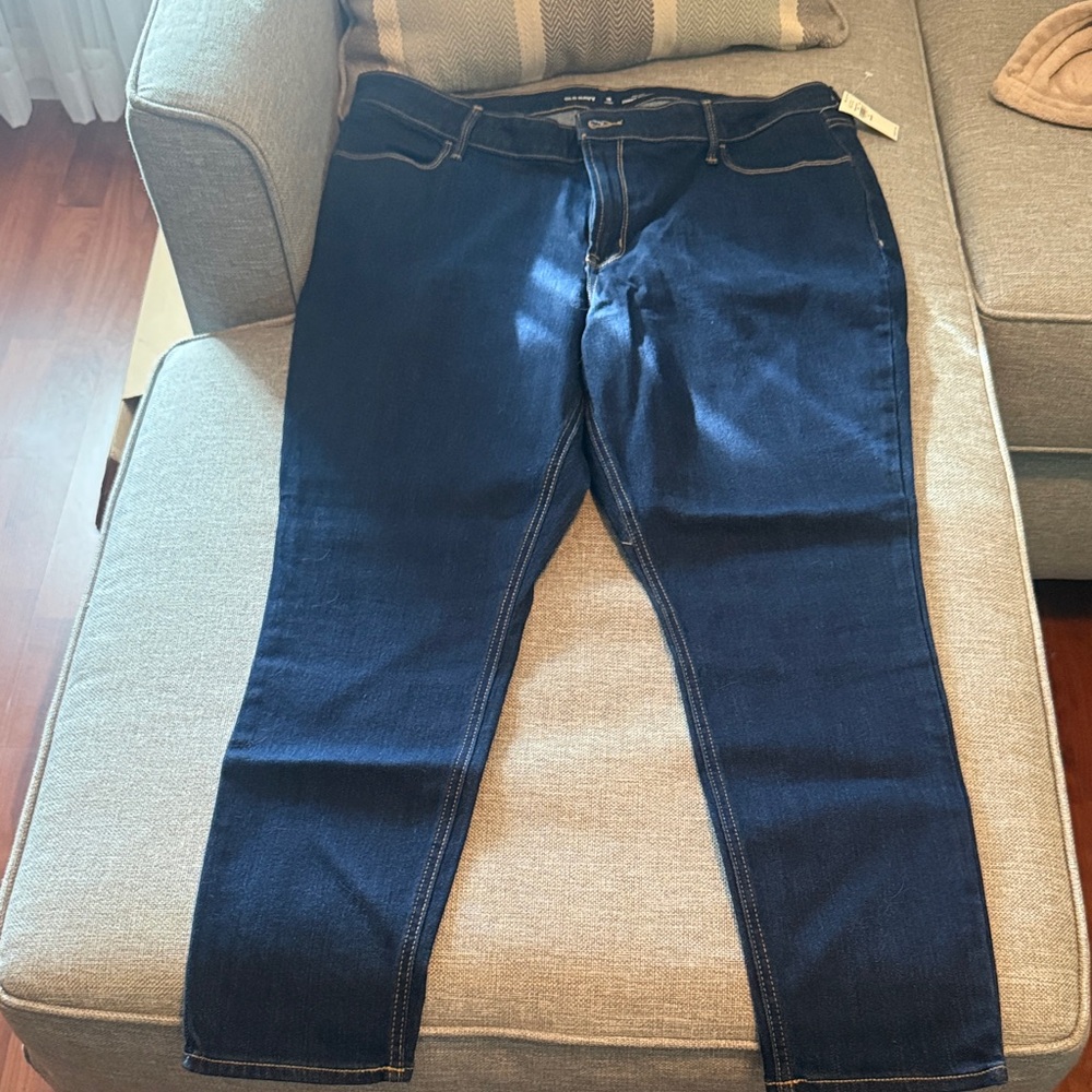Old Navy Women's Dark Blue Skinny Jeans